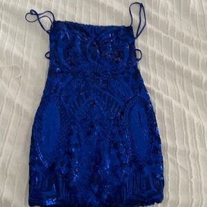 Blue sparkle dress(Lucy in the sky)